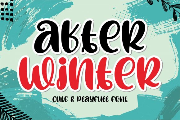 After Winter: A Quirky Display Font for Branding Projects