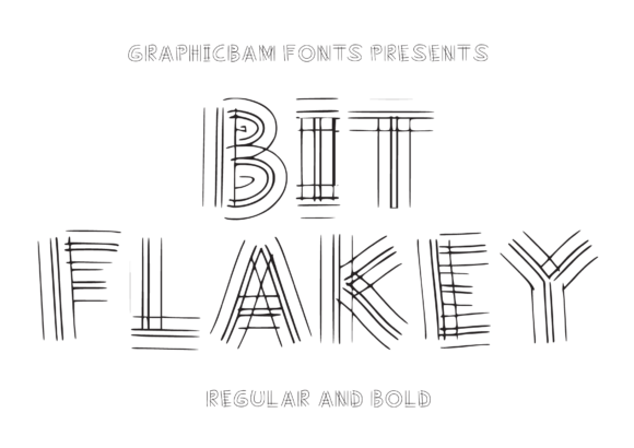 Bit Flakey: A Playful Display Font for Editorial Creativity