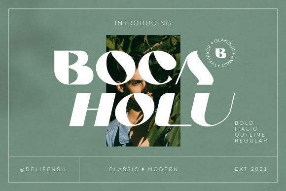 Boca Holu Font for Handmade Creations