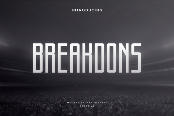 Breakdons: A Display Font for Bold Branding