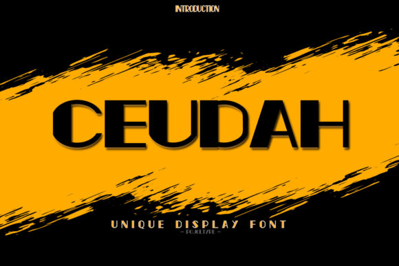 Bring Your Creations to Life with the Ceudah Font