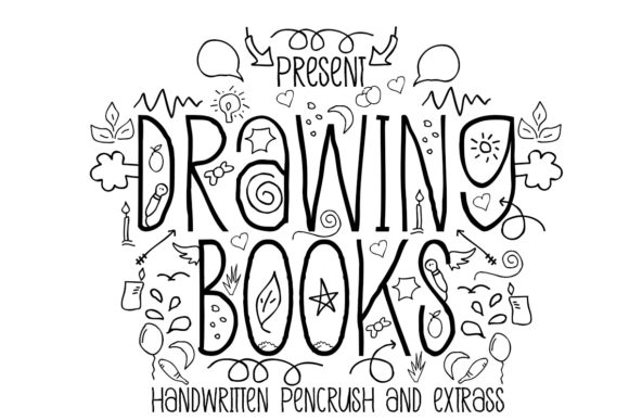 Bring Your Creations to Life with the Drawing Books Font