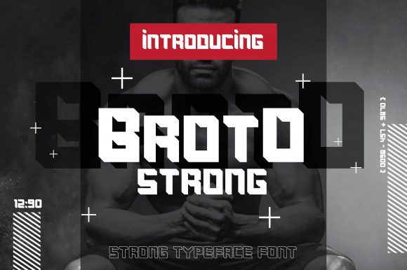 Broto Strong: A Bold Display Font for Editorial Design