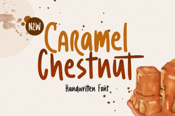 Caramel Chestnut: A Unique Display Font for Editorial Projects