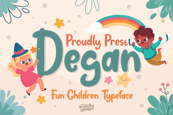 Degan: A Playful Display Font for Editorial Projects