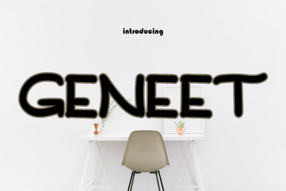 Geneet: A Display Font That Elevates Your Campaign Designs