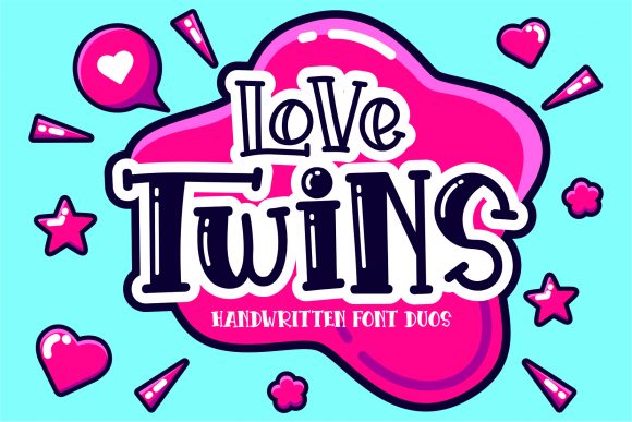 Love Twins: A Playful Display Font for Web Design