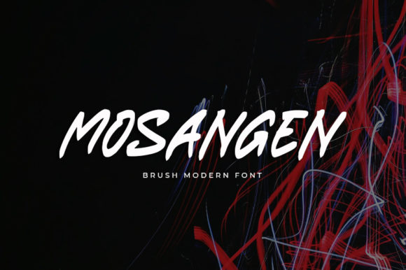 Mosangen: A Modern Display Font for Bold Campaigns