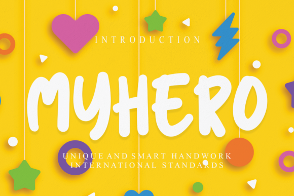 Myhero: A Playful Display Font for Editorial Creativity