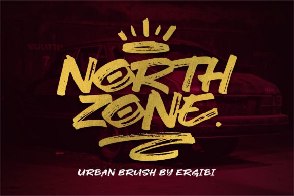 North Zone: A Bold Display Font for Modern Branding