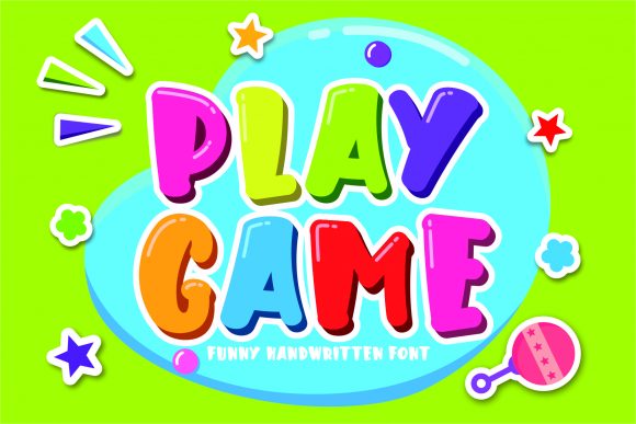 Play Game Font for Web Design and Brand Identity