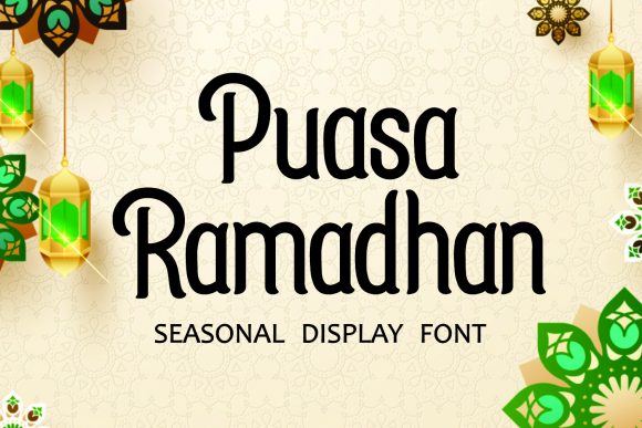 Puasa Ramadhan: A Versatile Display Font for Marketers
