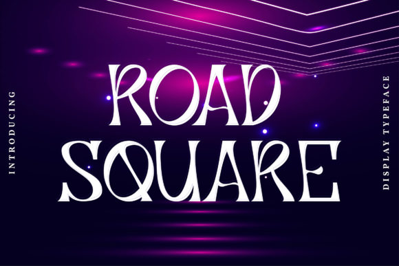 Roadsquare: A Wavy Display Font for Handmade Creations
