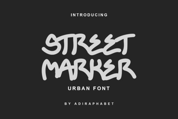 Street Marker: A Cool Urban Font for Modern Editorial Design