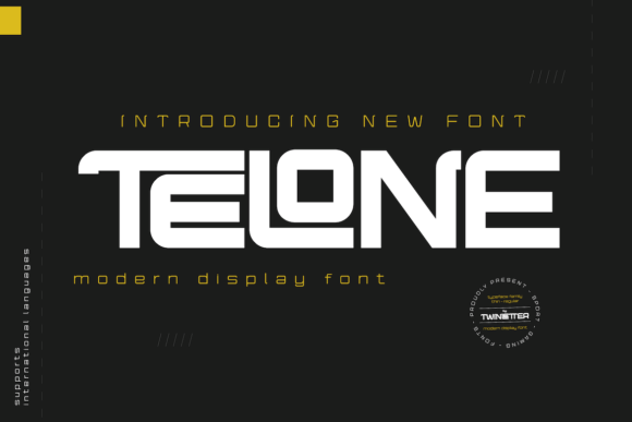 Telone Display Font for Web Design