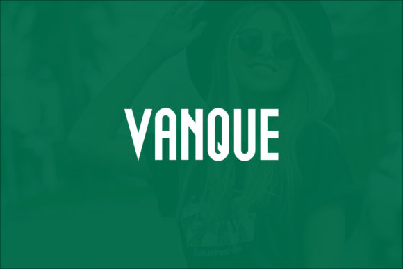 Vanque: A Sharp Display Font for Editorial Design