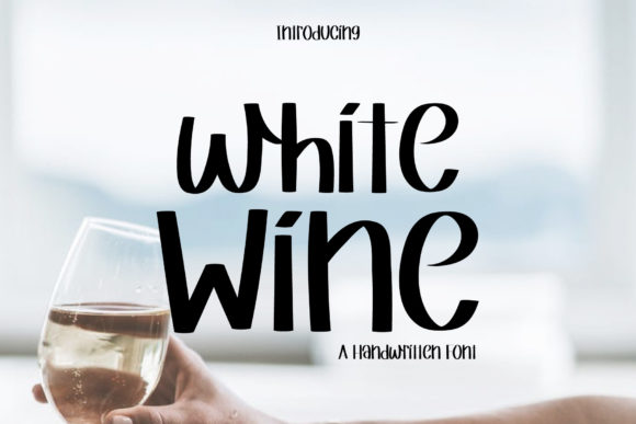 White Wine Font for Editorial Design and Content Creation