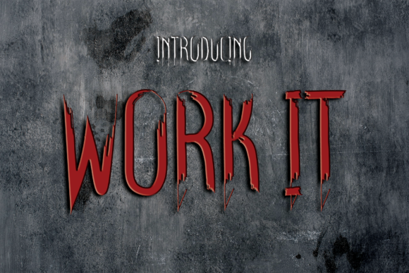 Work It: A Bold Display Font for Your Business Branding